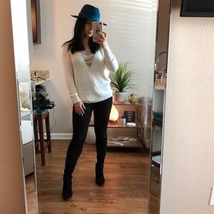 Just Fab Ivory Sweater